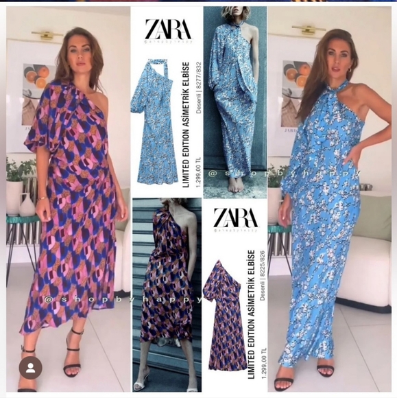 ZARA LIMITED EDITIONASYMMETRIC DRESS - Picture 10 of 12